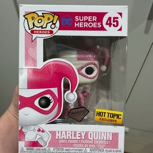 Funko Pop! DC Super Heroes Harley Quinn Pink White Diamond Collection